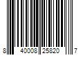 Barcode Image for UPC code 840008258207