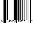 Barcode Image for UPC code 840008258252