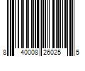 Barcode Image for UPC code 840008260255