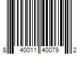 Barcode Image for UPC code 840011400792