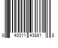 Barcode Image for UPC code 840011438818