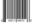 Barcode Image for UPC code 840011445106