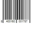 Barcode Image for UPC code 8400160001787