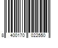 Barcode Image for UPC code 8400170022550