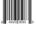 Barcode Image for UPC code 840023250835