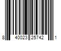 Barcode Image for UPC code 840023257421