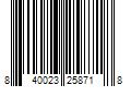 Barcode Image for UPC code 840023258718