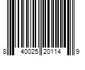 Barcode Image for UPC code 840025201149