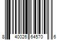 Barcode Image for UPC code 840026645706