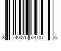 Barcode Image for UPC code 840026647076