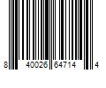 Barcode Image for UPC code 840026647144