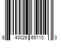 Barcode Image for UPC code 840026651103