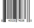 Barcode Image for UPC code 840028748368