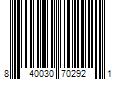 Barcode Image for UPC code 840030702921