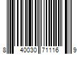 Barcode Image for UPC code 840030711169