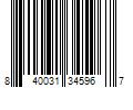 Barcode Image for UPC code 840031345967