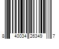 Barcode Image for UPC code 840034263497