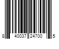 Barcode Image for UPC code 840037247005