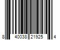 Barcode Image for UPC code 840038219254