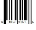 Barcode Image for UPC code 840040300216