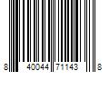 Barcode Image for UPC code 840044711438