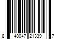 Barcode Image for UPC code 840047213397