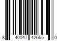 Barcode Image for UPC code 840047426650