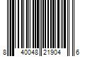 Barcode Image for UPC code 840048219046