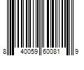 Barcode Image for UPC code 840059600819