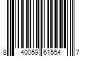 Barcode Image for UPC code 840059615547