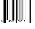 Barcode Image for UPC code 840061000171