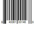 Barcode Image for UPC code 840061001468