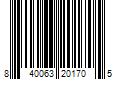 Barcode Image for UPC code 840063201705