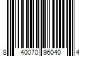 Barcode Image for UPC code 840070960404