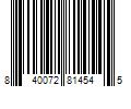 Barcode Image for UPC code 840072814545