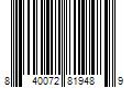 Barcode Image for UPC code 840072819489