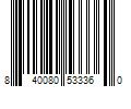 Barcode Image for UPC code 840080533360