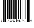 Barcode Image for UPC code 840080537740