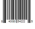 Barcode Image for UPC code 840080542225