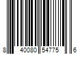 Barcode Image for UPC code 840080547756