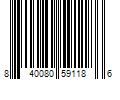 Barcode Image for UPC code 840080591186