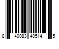 Barcode Image for UPC code 840083405145