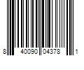 Barcode Image for UPC code 840090043781