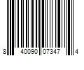 Barcode Image for UPC code 840090073474