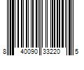 Barcode Image for UPC code 840090332205