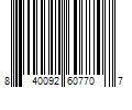 Barcode Image for UPC code 840092607707