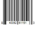 Barcode Image for UPC code 840092611513