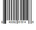 Barcode Image for UPC code 840092615146