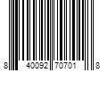 Barcode Image for UPC code 840092707018