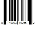 Barcode Image for UPC code 840093102652